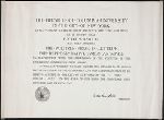 Pulitzer Prize certificate
