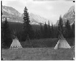 G709. Cut Bank Canyon Camp. Two Lodges. Between Two Peaks. Gathering Storm.