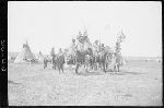 F464a. Sioux Marching Around Camp.