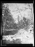SF-282. Mountain Stream in Winter.