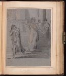 Hamilton, Henry T.: "The False Prophet Denounc'd," pen and ink wash with body color