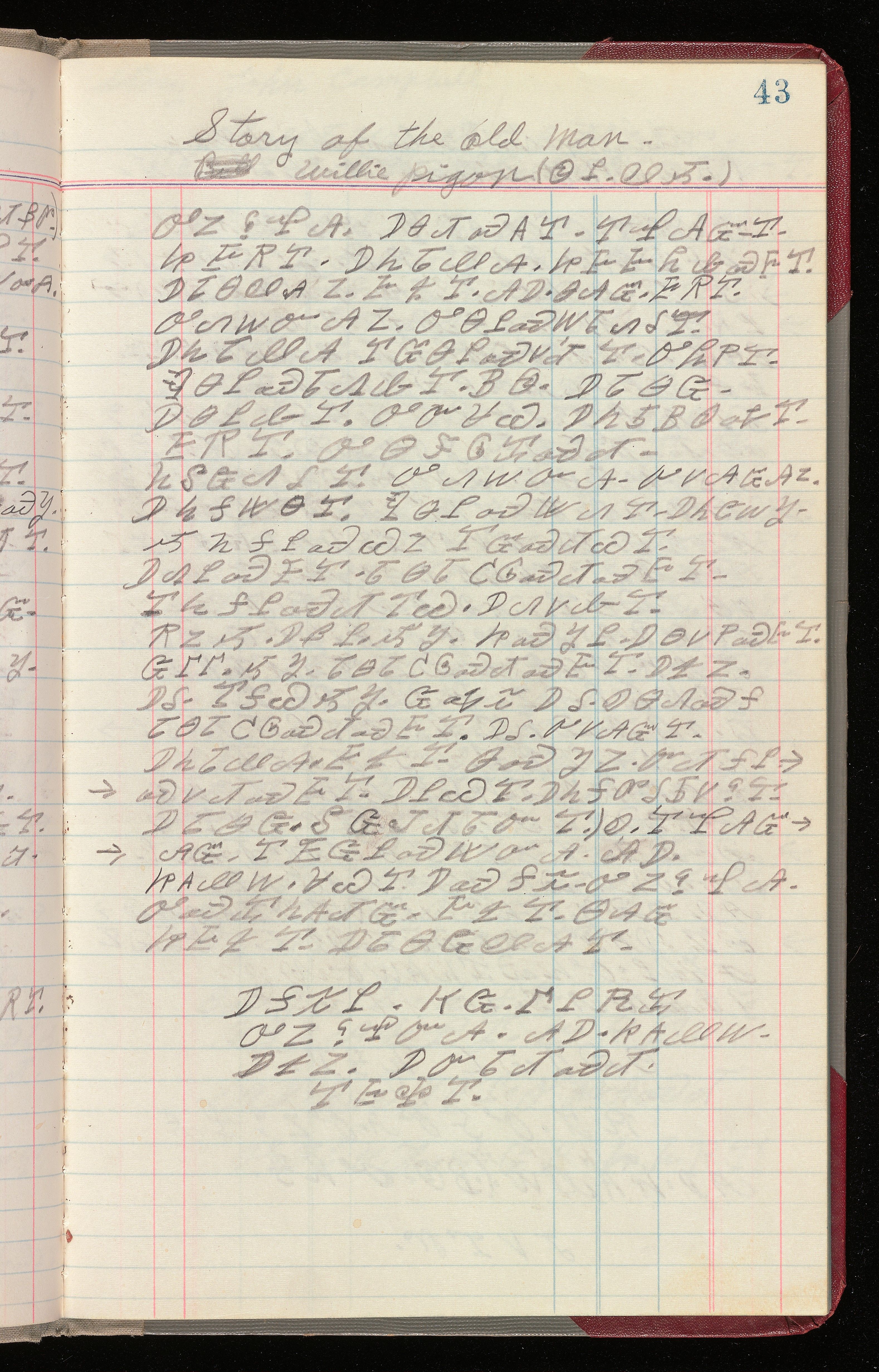 Manuscript Page 1