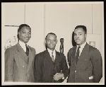 [Photograph of William E. Smith, Hughie Lee-Smith, Karamu Artist Exhibition, 1942]