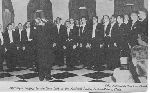 Impromptu singing by the Glee Club at the National Palace, Port-au-Prince, Haiti - 4/1/51