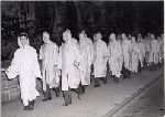Psi Chi procession during calcium light night.