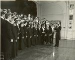 Yale Glee Club official black and white photo, 1992-1993