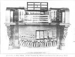 Console or Key Desk of the Newberry Memorial Organ for Woolsey Hall.
