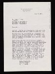 Letter from Walter Beinecke to James T. Babb; June 5, 1959, page 1.
