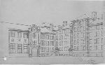 Drawing of Haughton Hall by Robertson & Potter, architects.