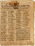 First page of The Connecticut Gazette dated Oct. 18,1755.