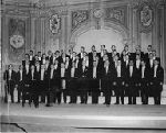 Yale Glee Club of 1950-51, probably on tour (includes Fenno Heath and Connor Fay)