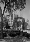 Sterling Memorial Library from Cross Campus.