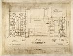 Elm Dormitory, later known as Sterling Quadrangle and finally Trumbull College; first floor plan.