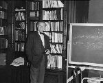 Yugoslavian Scholar Stevan Dedijer, visiting professor in the Department of History of Science and Medicine.