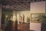 Exhibition area of the Yale University Art Gallery.