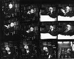 Contact sheet of pictures of Harold Dwight Lasswell.