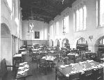 Trumbull College dining hall looking east.