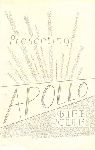 Apollo Glee Club 1953/1954--cover