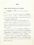 Draft of Cyrus R. Vance’s report to President Lyndon B. Johnson on his mission to Detroit, page 1 of 3.
