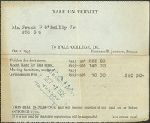 Mr. Frank D. O'Reilly, Jr., tuition bill for first term, 1935-1936.