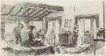 Woman on bed, storyboard sketch for Butch Cassidy and the Sundance Kid.
