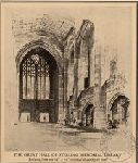 Great Hall of Sterling Memorial Library.