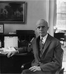 Alfred Whitney Griswold, sixteenth president of Yale University, 1950-1963.
