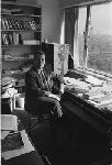 Stanley Milgram in his office at Harvard University.