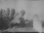 Charles A. Lindbergh on a boat at age thirteen.