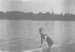 Charles A. Lindbergh, age six, at Lake Ruth, Summer 1908.