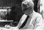 Charles A. Lindbergh working in Madagascar.