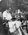 Anne Morrow Lindbergh reading at Next Day Hill.