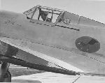 Charles A. Lindbergh in U.S. Air Corps Curtiss P-36A fighter plane. Summer 1939.