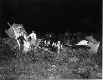 Charles A. Lindbergh after crash of his airmail plane.