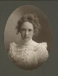 Evangeline Lodge Land Lindbergh, Charles A. Lindbergh's mother, at about twenty-two.