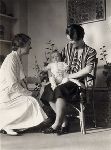 Anne Morrow Lindbergh, Elizabeth Cutter Morrow, and Jon Lindbergh.