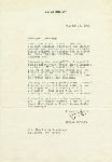 Letter from Amelia Earhart to Anne Morrow Lindbergh.