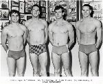 Members of Yale Men's Swim Team