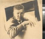 Charles A. Lindbergh in the "Spirit of St. Louis," May 1927.