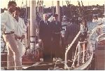 Charles A. Lindbergh on the Brigantine Rendezvous. San Diego. December 1972.