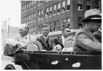 Charles A. Lindbergh in parade in Hartford, CT. July 20, 1927.