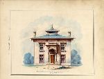 Front elevation by Henry Austin for an unidentified house.