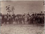 Chain gang popular at Camp McKenzie, Georgia.
