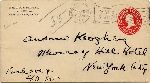 Envelope addressed to Mr. Andrew Keogh, a Yale librarian, from William Lyon Phelps, as assistant professor of English Literature.