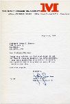 Letter to Thomas I. Emerson from John J. Simon (editor of Meridian Books).