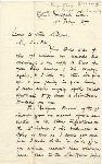 Letter from Yung Wing to Samuel Wells Williams, page 1.