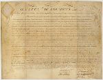 Elias Boudinot's Yale College diploma for his 1790 honorary degree.