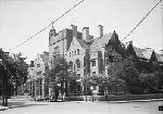 Calhoun College at the intersection of College Street and Elm Street.