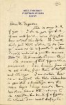 Letter from Bela Lyon Pratt, sculptor, to George Dudley Seymour regarding statue of Nathan Hale.
