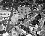 Aerial photograph of Sterling Hall of Medicine, 333 Cedar Street.